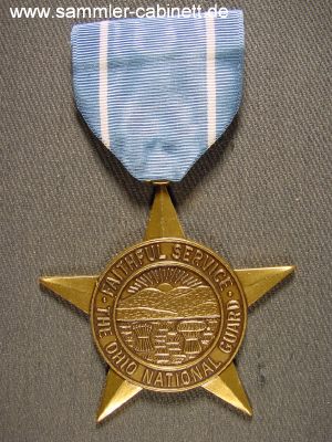 US - Faithfull Service Medal - für 20 Jahre -  OHIO...