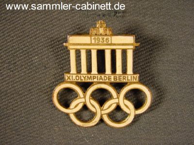Olympia - 1936 - Erinnerungsabzeichen in Form des...
