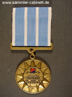 US - Korea Service Medal - des Staates New Jersey, am...