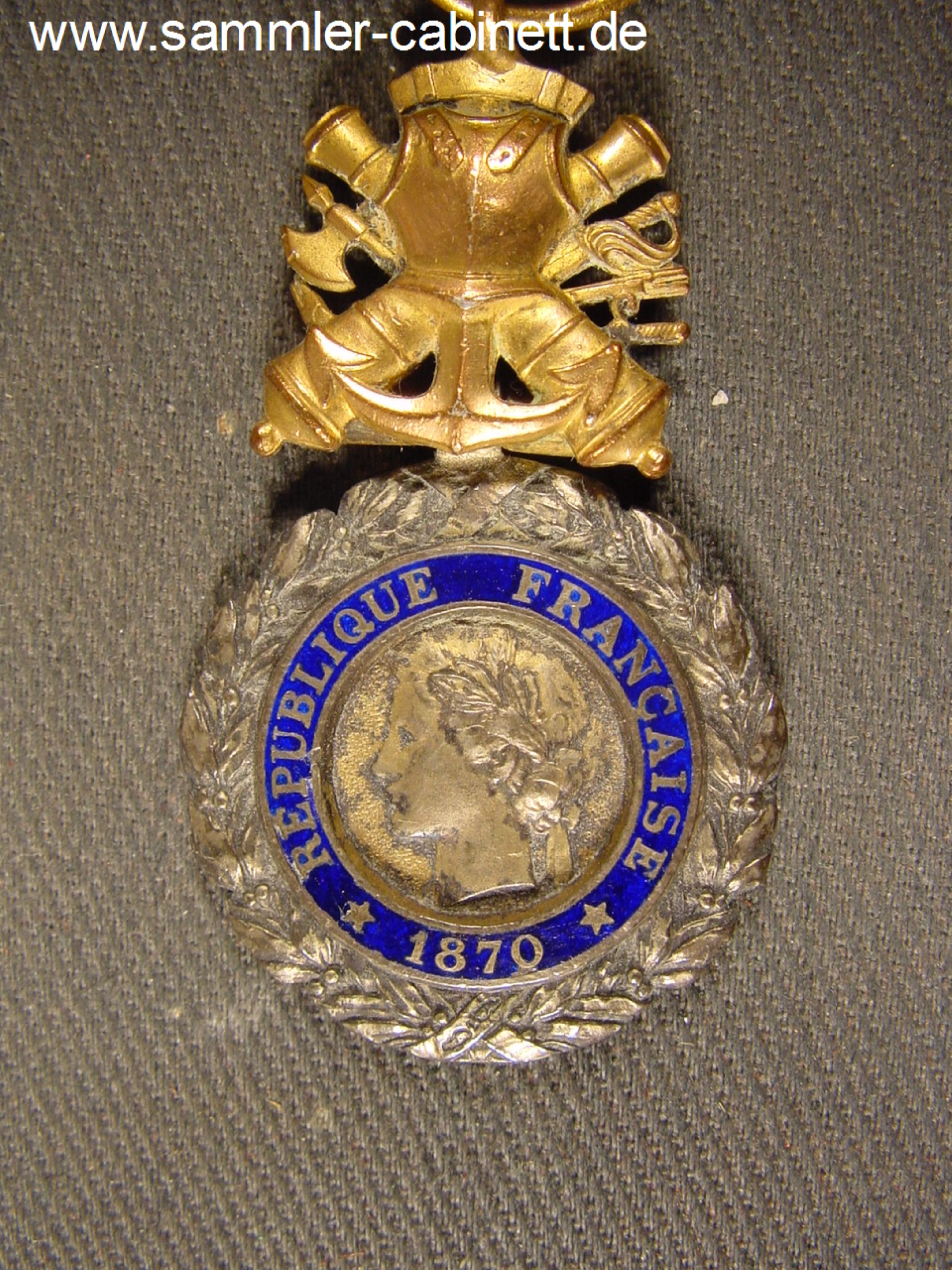 Militär Med. - mit der Jahreszahl - 1870 - Silber -...