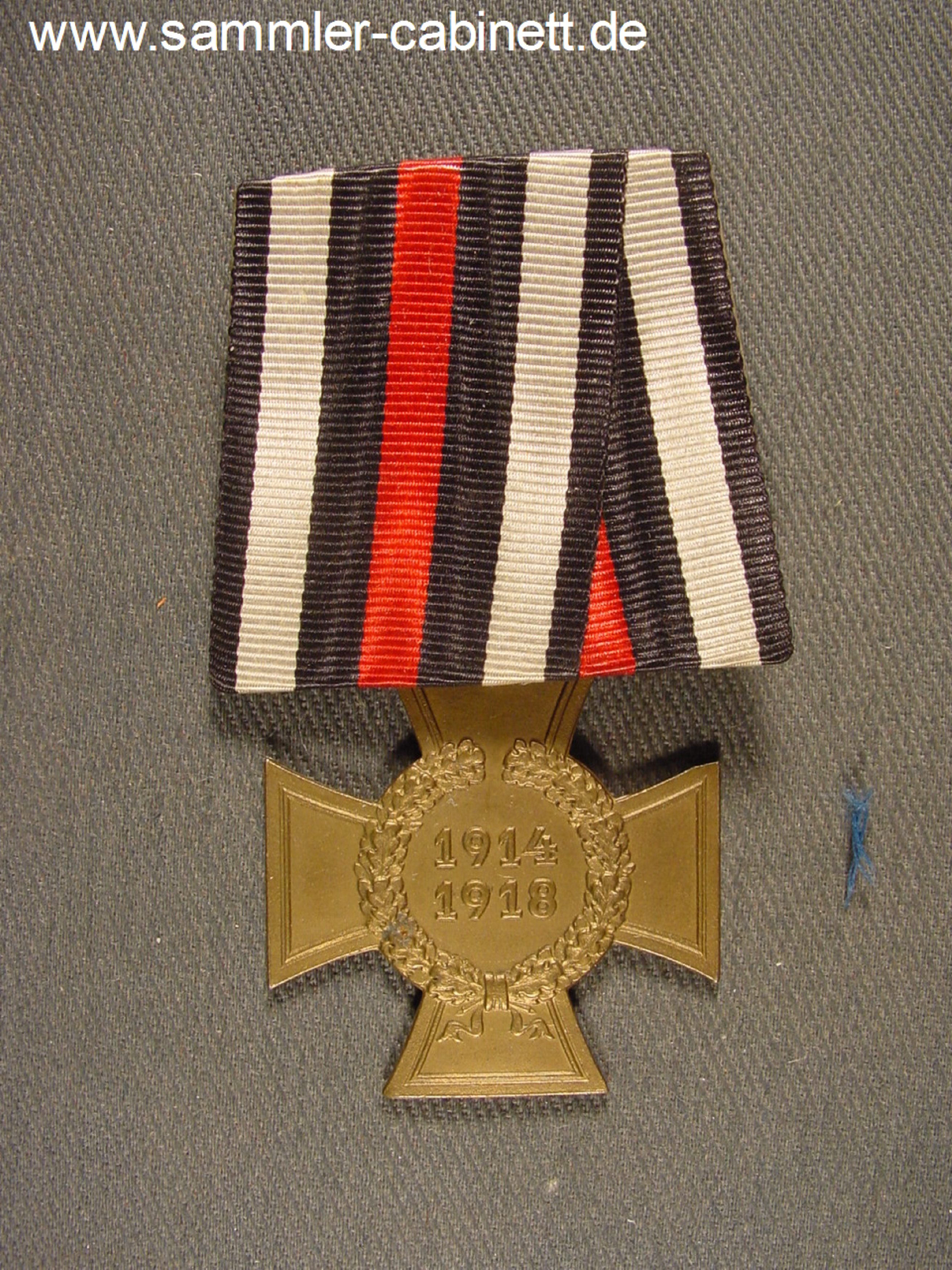 Ehrenkreuz des Weltkrieges - Eisen - bronziert, an...