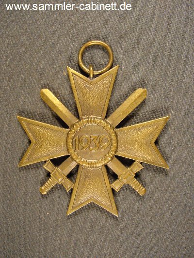 Kriegsverdienstkreuz 2.Klasse mit Schwertern - Buntmetall...