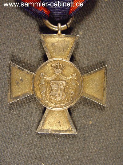 Hausorden - Ehrenkreuz 1. Kl - silber - vergoldet,...