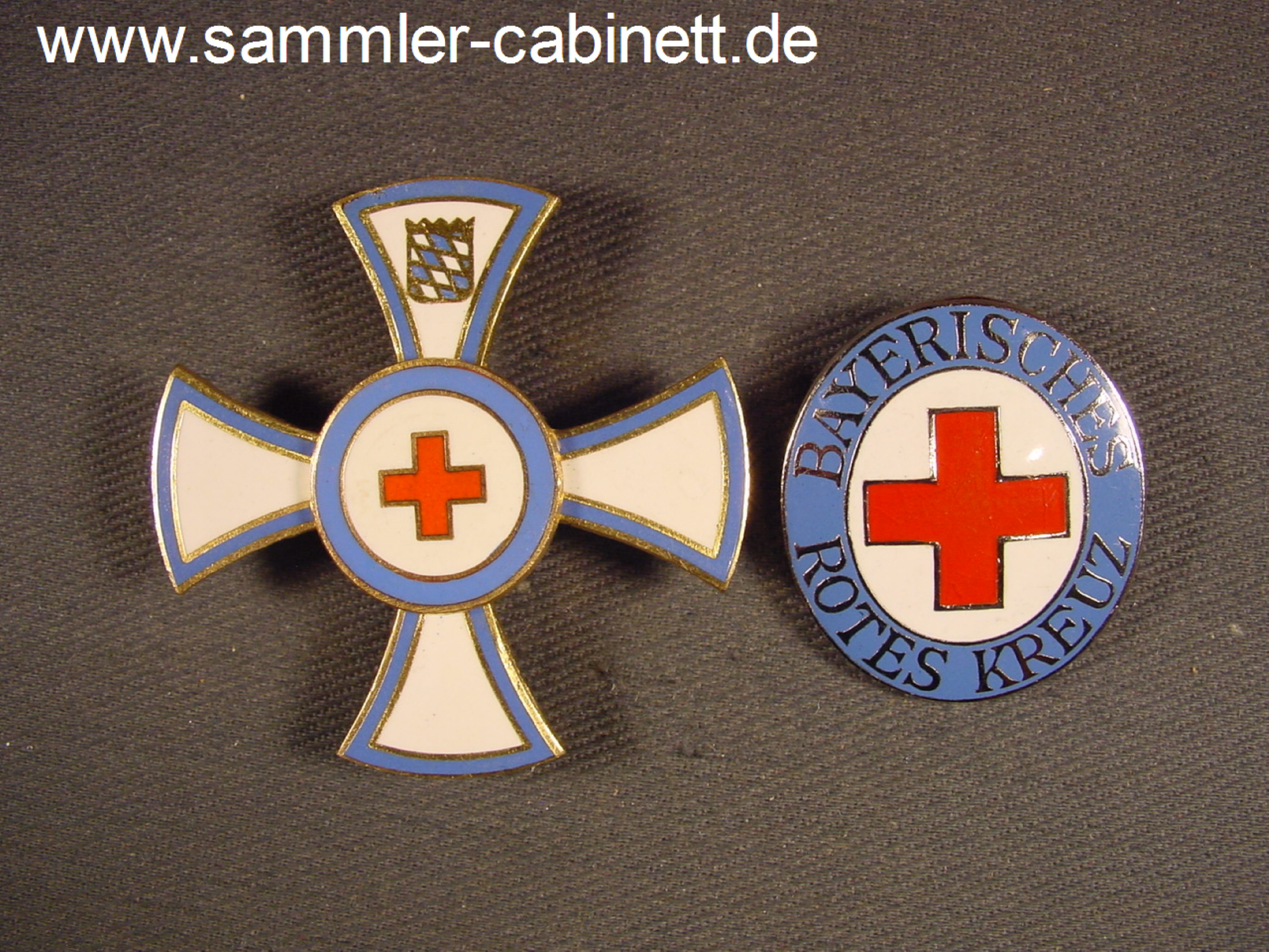 BRD - Bayr. Rotes Kreuz - Lot von 2 Auszeichnungen -...