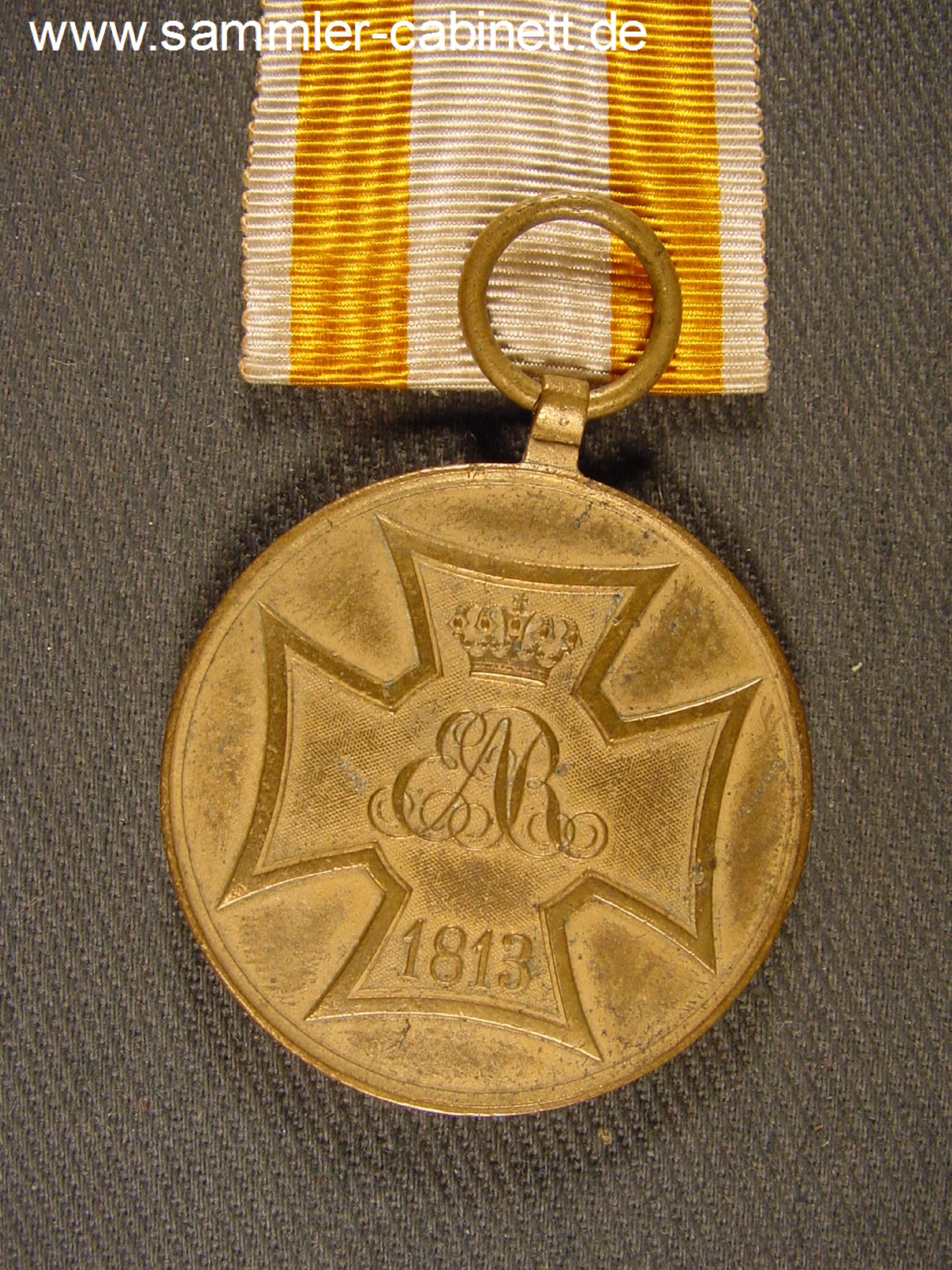 Kriegsdenkmünze für die Freiwilligen von 1813 -...