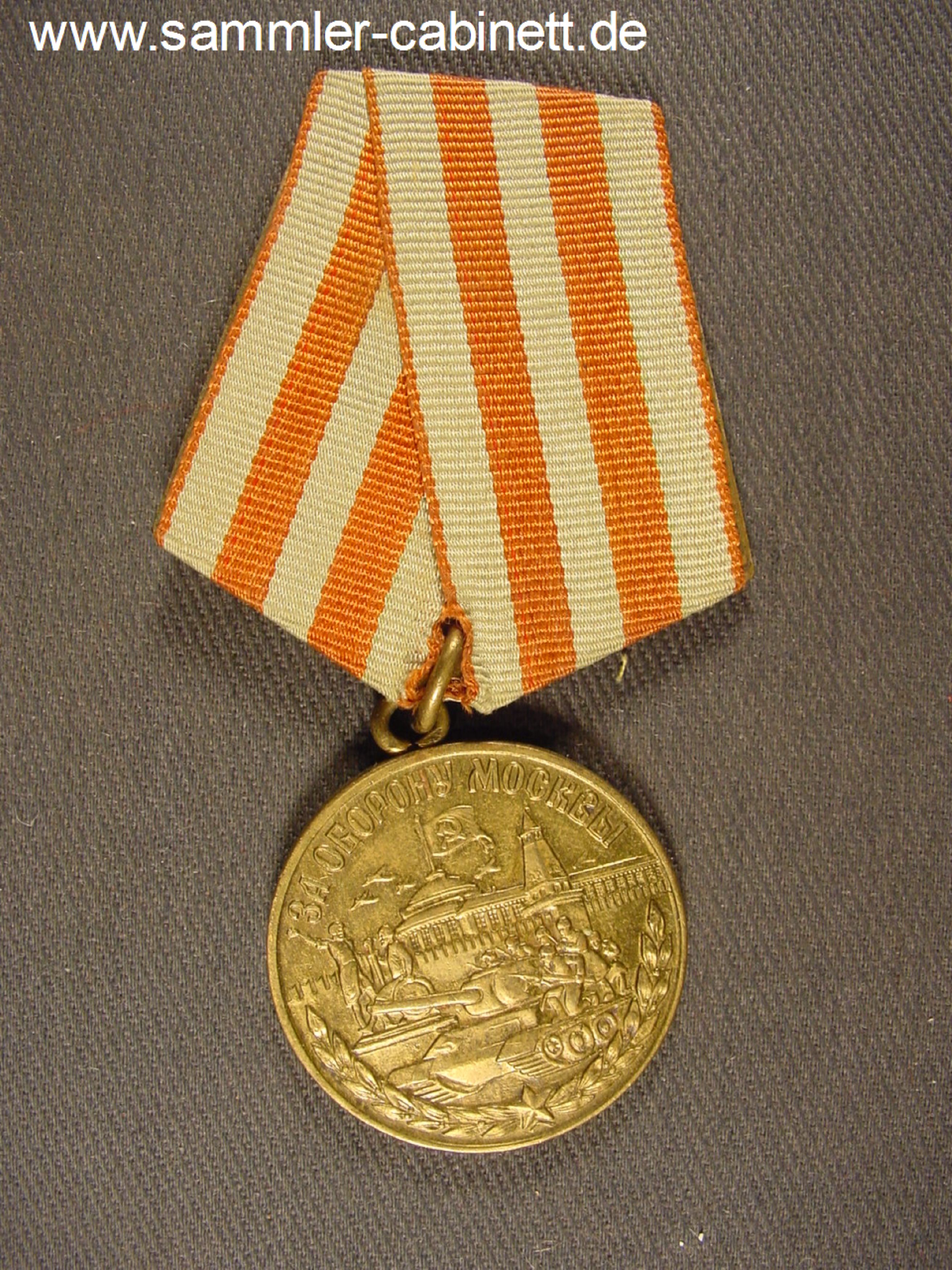 Medaille ' Für die Verteidigung Moskaus ' - Bronze,...