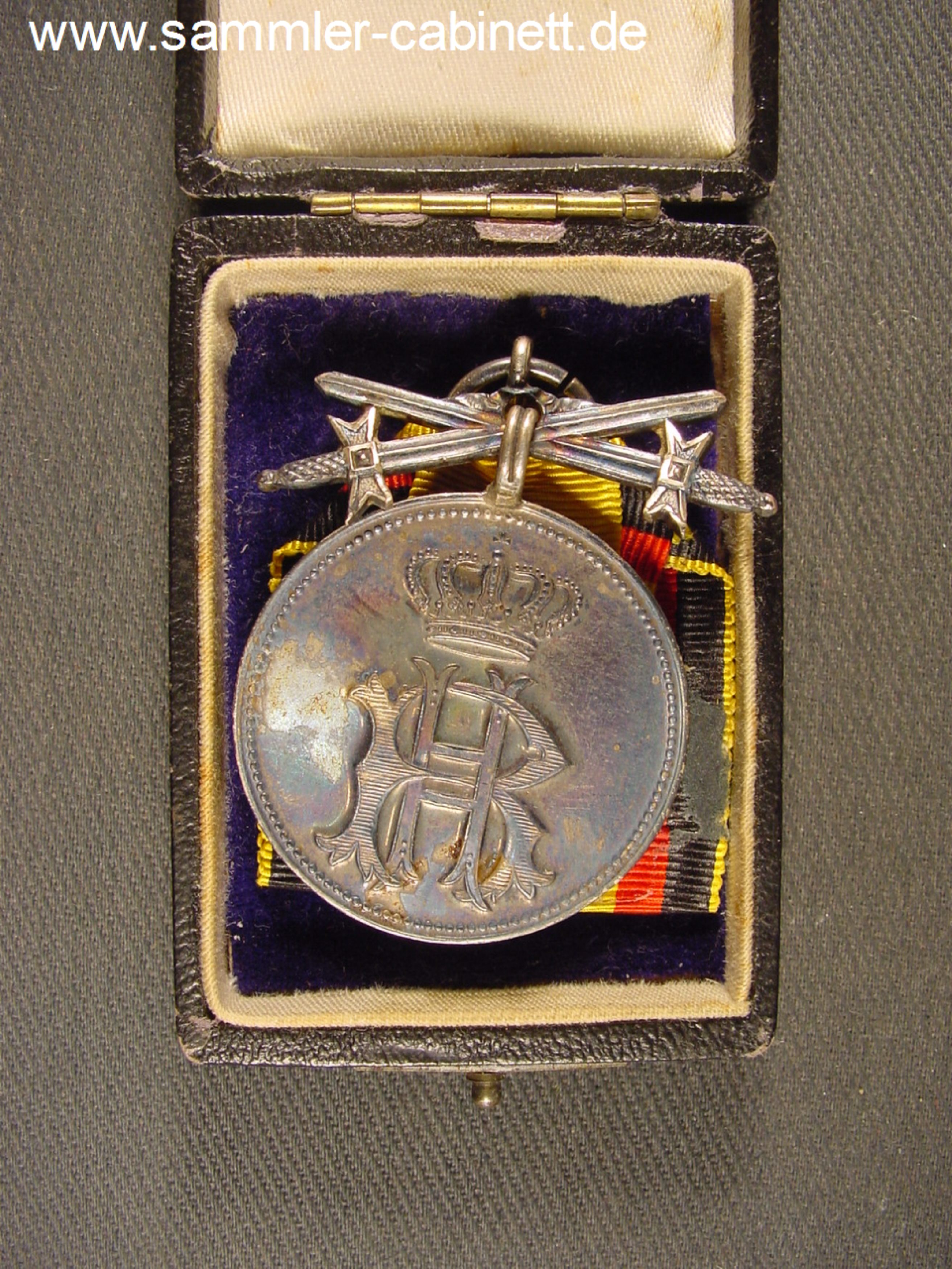Silberne Verdienstmedaille mit Schwertern - 1909 - 1918 ...