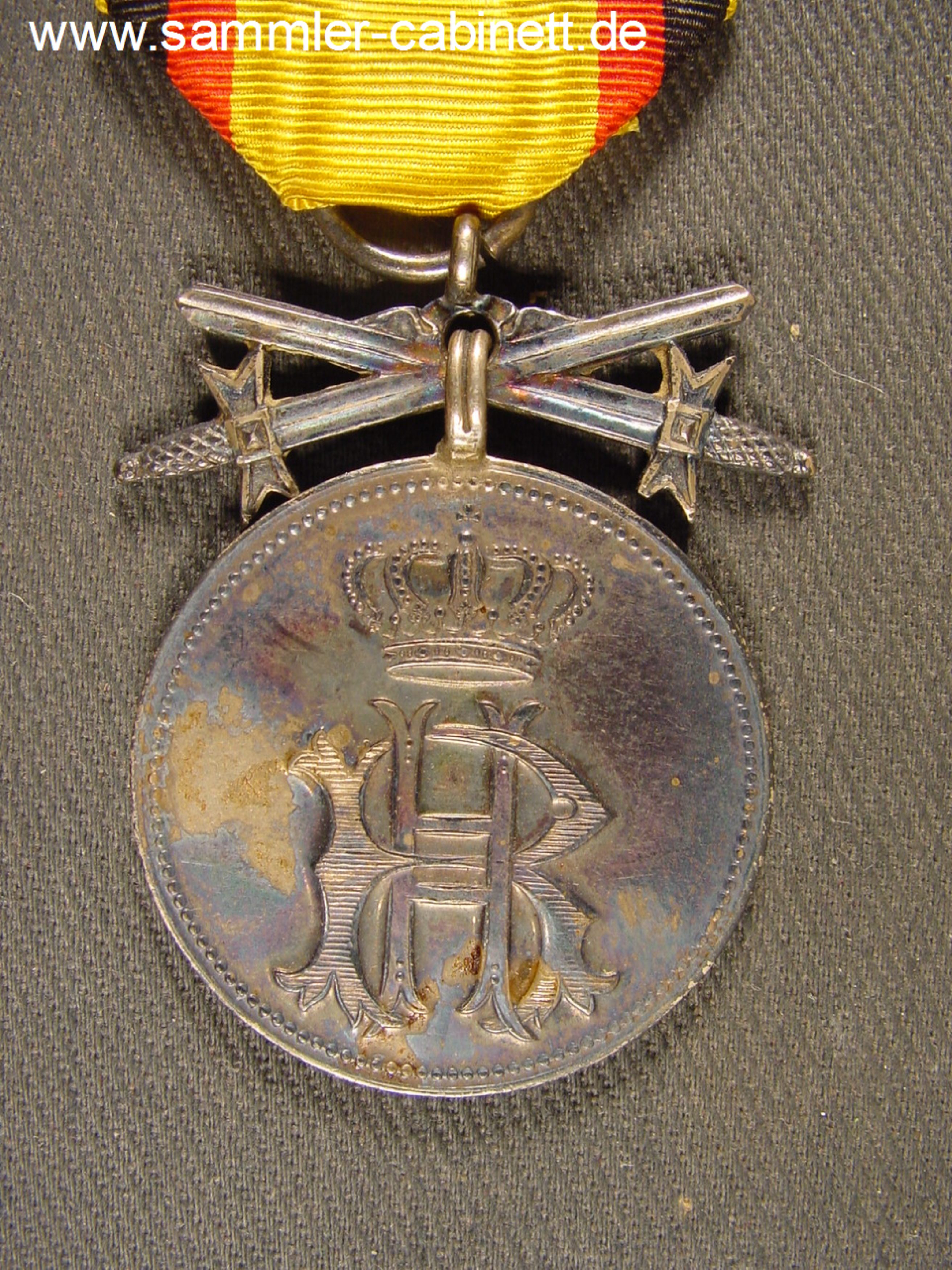 Silberne Verdienstmedaille mit Schwertern - 1909 - 1918 ...