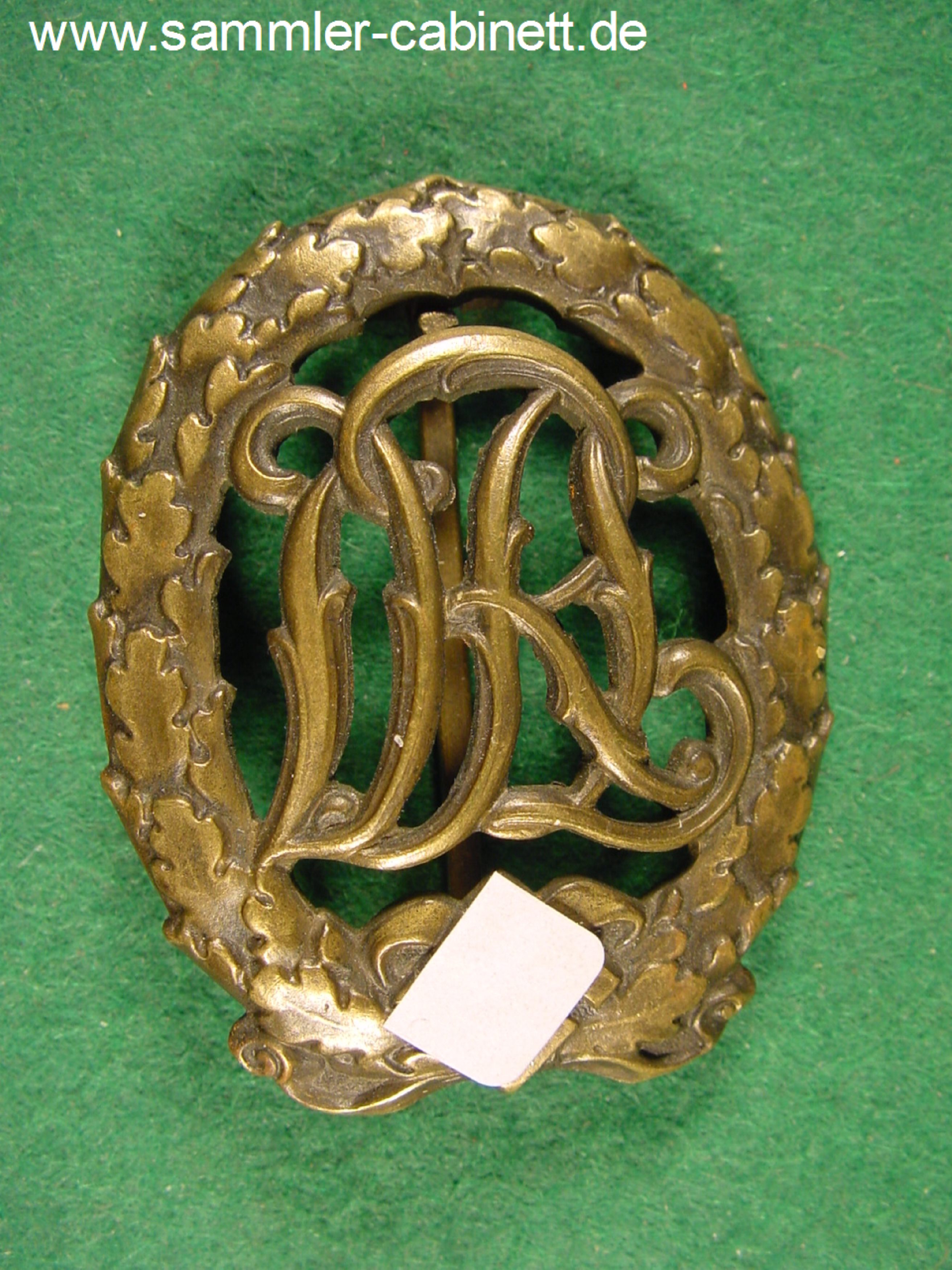 DRL - Sportabzeichen in Bronze - mit HK - bronziert,...