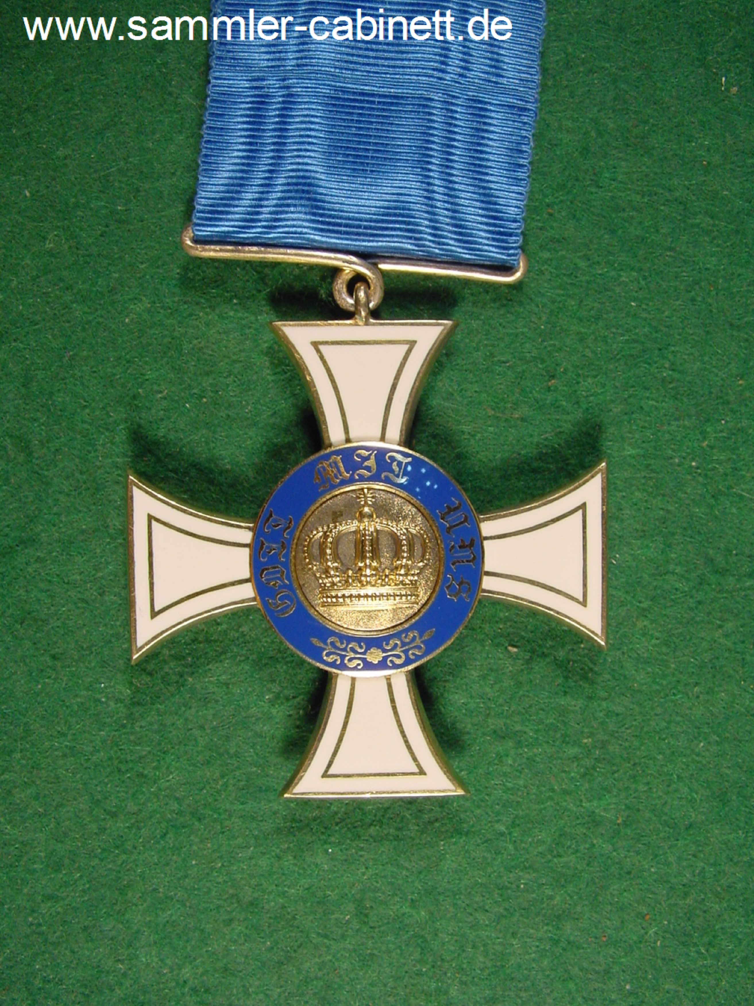 Kronen Orden - Kreuz der 3. Kl. - letztes Modell, GOLD -...