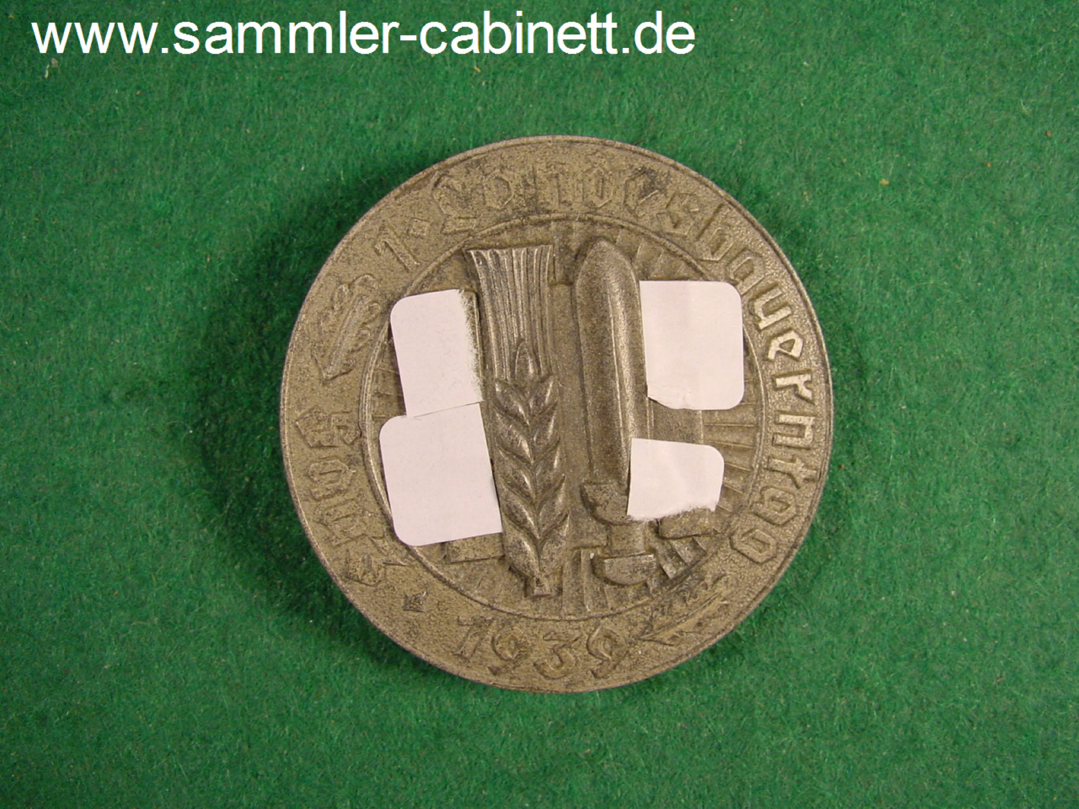 Abz. - 1. Landesbauerntag - Saaz - 1939 - Aluminium...