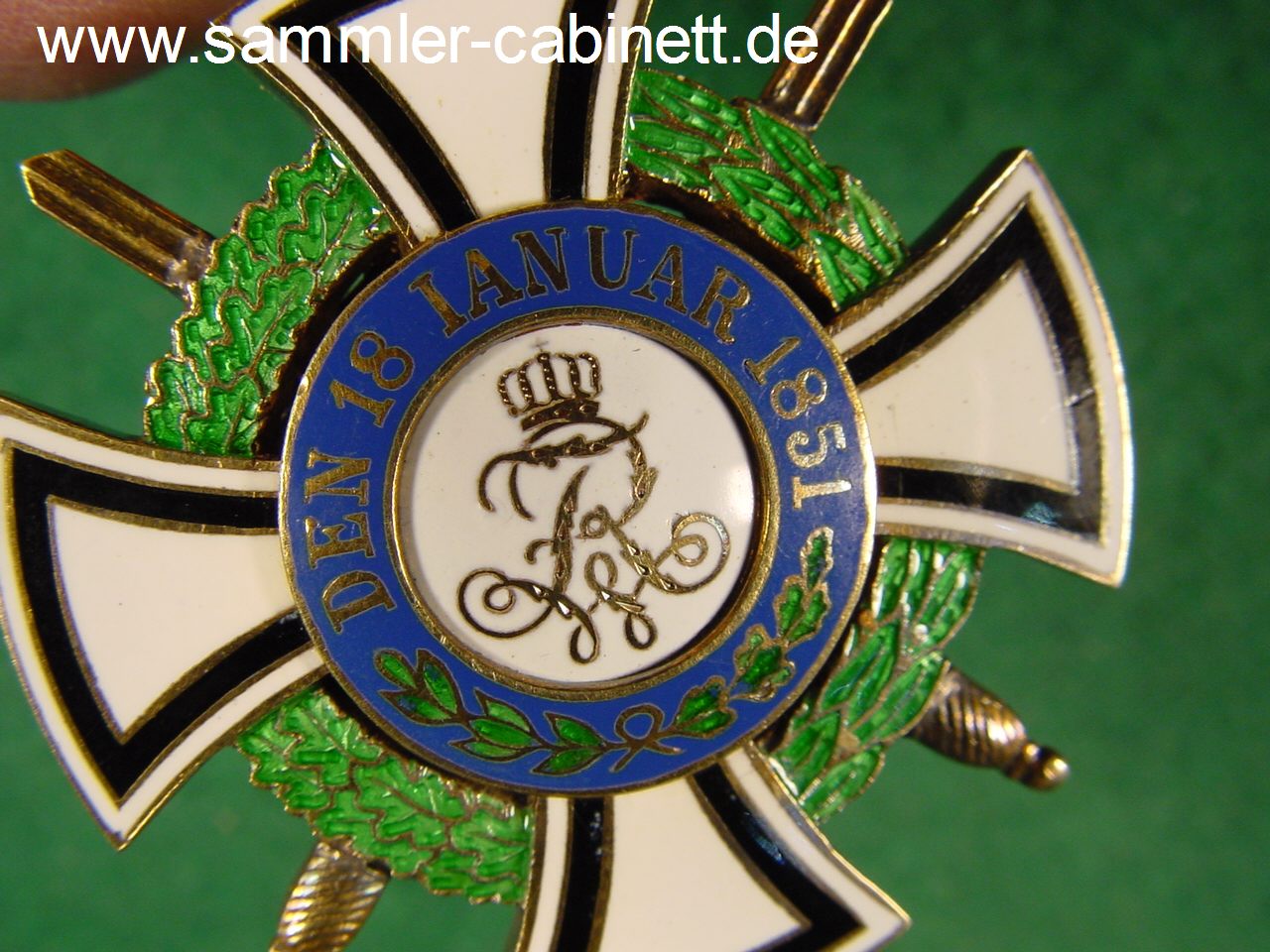 Hausorden von Hohhenzollern - Kreuz der Ritter mit...