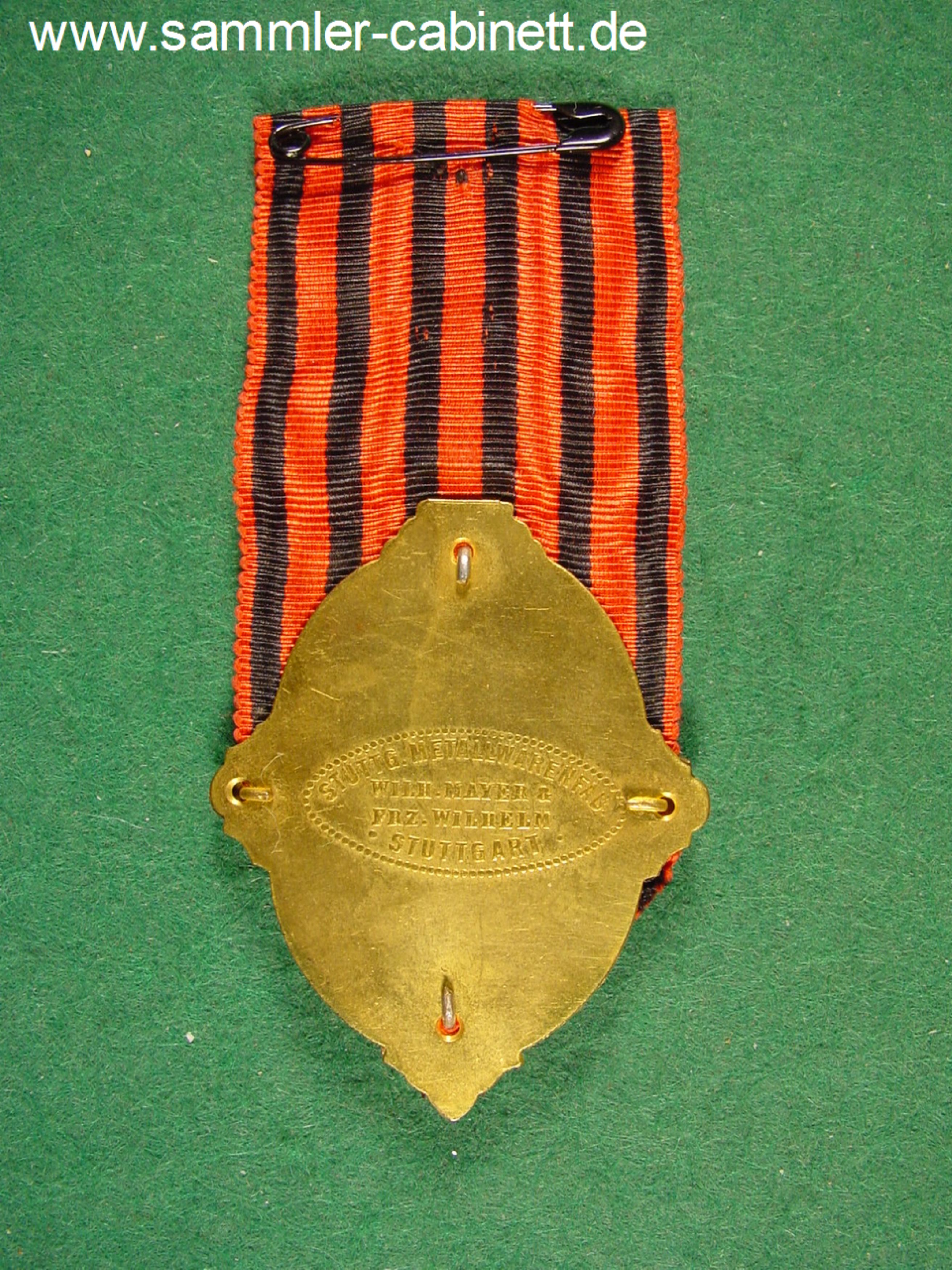 Feuerwehr Dienstehrenzeichen - 1866 - 1912 - vergoldet,...