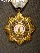 Orden - Star von Anjouan - Offizierskreuz - vergoldet, emailliert, am Band. Selten. 2
