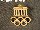 Olympia - 1936 - Erinnerungsabzeichen in Form des Brandenburger Tores mit