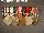 KGR Ordensspange mit 5 Dekorationen - mit der UNO Med. und diversen Med. der Armee - für