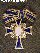 Ehrenkreuz der Deutschen Mutter - die 2. Stufe in Silber - versilbert, emailliert,