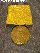 Centenarmed.  - Bronze vergoldet, an Einzelbandspange. 2