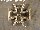 Eisernes Kreuz 1914 - 1. Kl. - versilbert mit magnetischem Eisenkern - gerades