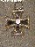 Eisernes Kreuz 1914 - 2. Kl. - Eisenkern mit Silberrahmen, mit dem Herst.  ' LW '