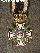 Kgl. Hausorden von Hohenzollern - Ritterkreuz mit Schwertern - silber - vergoldet