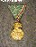 Kgr.- Signum Laudis Med. 1922 - in Bronze - versilbert, am Militär -