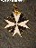 Johanniter Orden - Kreuz der Ehrenritter - GOLD - emailliert, 20,6Gramm, am