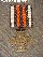 Ehrenkreuz des Weltkrieges - Eisen - bronziert, an Einzelbandschnalle mit