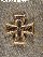 Eisernes Kreuz 1914 - Kreuz der 1. Kl - Eisenkern - geschwärzt, mit mehr-
