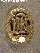 Reichssportabz. DRL mit Hakenkreuz in Bronze - Buntmetall - bronziert, rück -