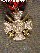 Verdienstkreuz mit Schwertern - 1915 -1918 - Silber , die Schwerter vergoldet,