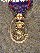 Rot Kreuz medaille 1907 - 1918 - silber - vergoldet und teils emailliert, rückseitig