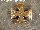 Kriegsverdienstkreuz 1. Kl. - Bronze - gewölbt, an gerader Nadel, seltenes