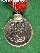 BRD - 3. Reich - Medaille - Winterschlacht im Osten - Buntmetall - getönt und