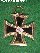 Eisernes Kreuz 1939 - Kreuz der 2. Kl. - Eisenkern geschwärzt, versilberte Zarge,