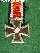Eisernes Kreuz 1939 - Kreuz der 2. Kl. - Eisenkern geschwärzt, versilberte Zarge,